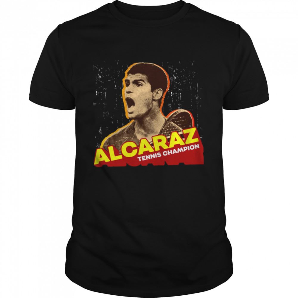 Amazing Vintage Carlos Alcaraz Tennis Champion Shirt 