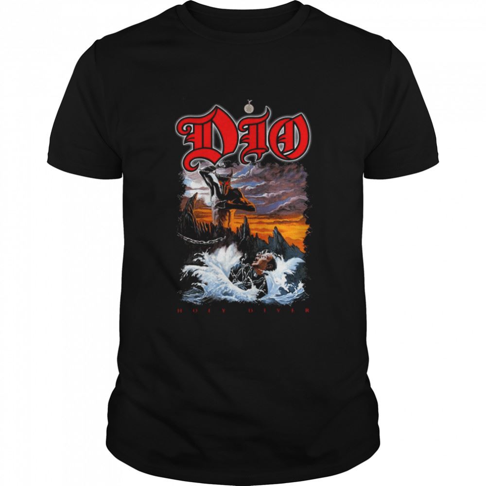 Interesting Vintage Dio Rock Band Dio Holy Diver Shirt 