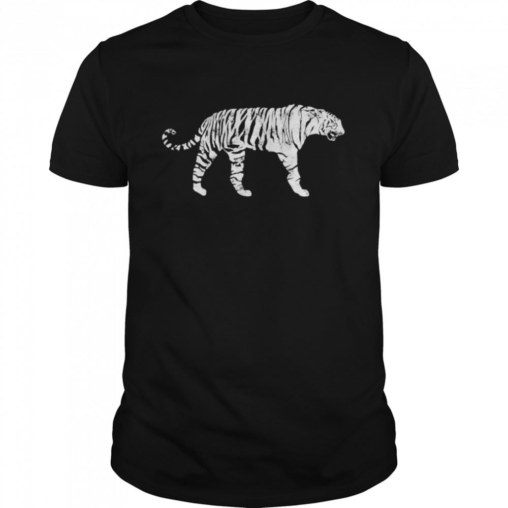 Interesting White Bengal Tiger Vintage Shirt 
