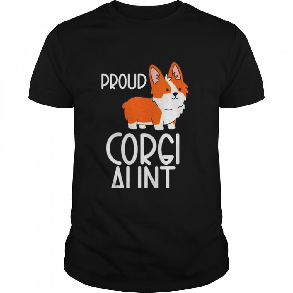 Special Wo Proud Corgi Aunt Pembroke Welsh Corgi Shirt 