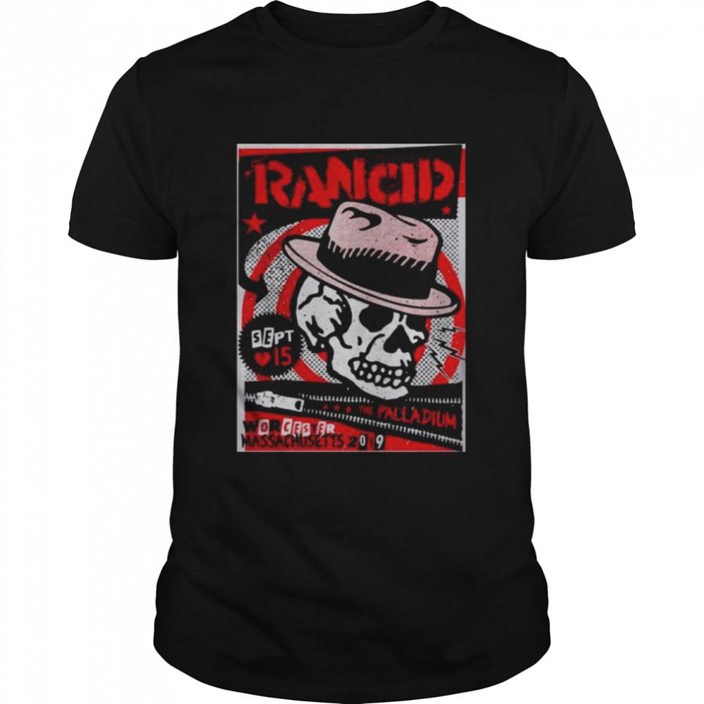 Interesting Worcester Massachusetts Rancid Band Shirt 