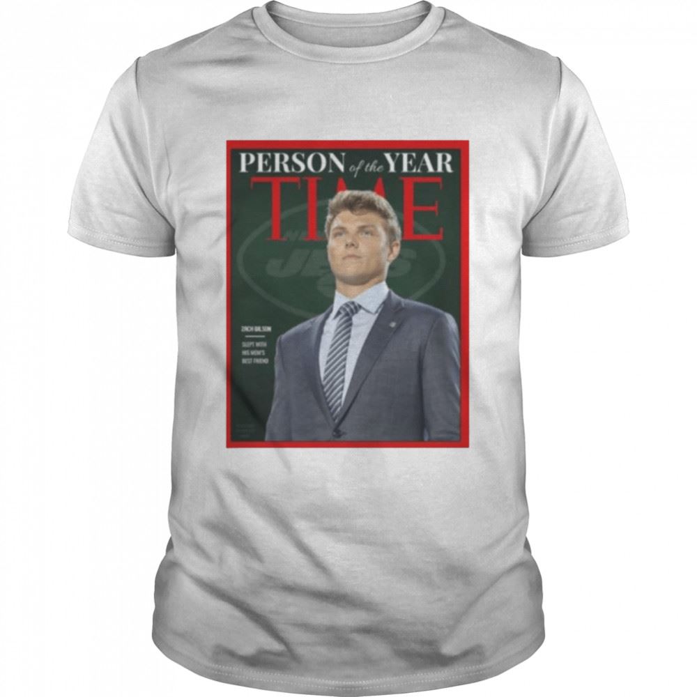 Promotions Zach Wilson Person Of The Year Time Shirt 