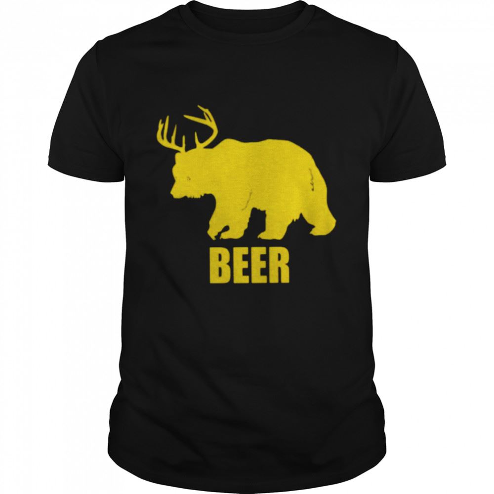 Attractive Ashtronova Bear Deer Beer Shirt 