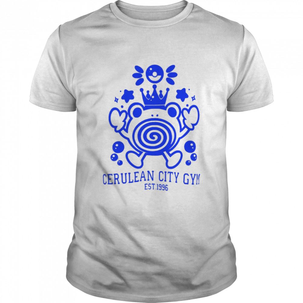 Attractive Awesome Official Leader Of The Frog Cerulean City Gym Est 1996 Shirt 