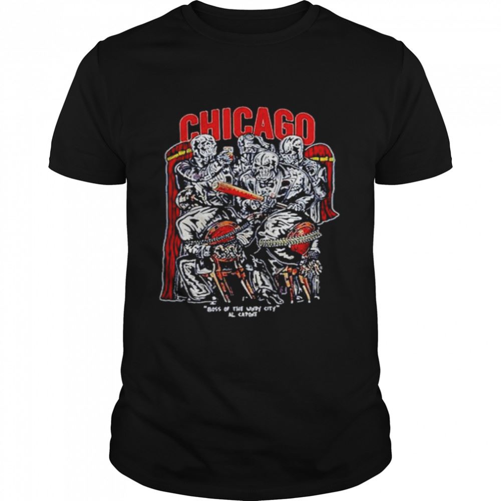 Gifts Chicago Boss Of The Windy City Al Capone Warren Lotas T-shirt 