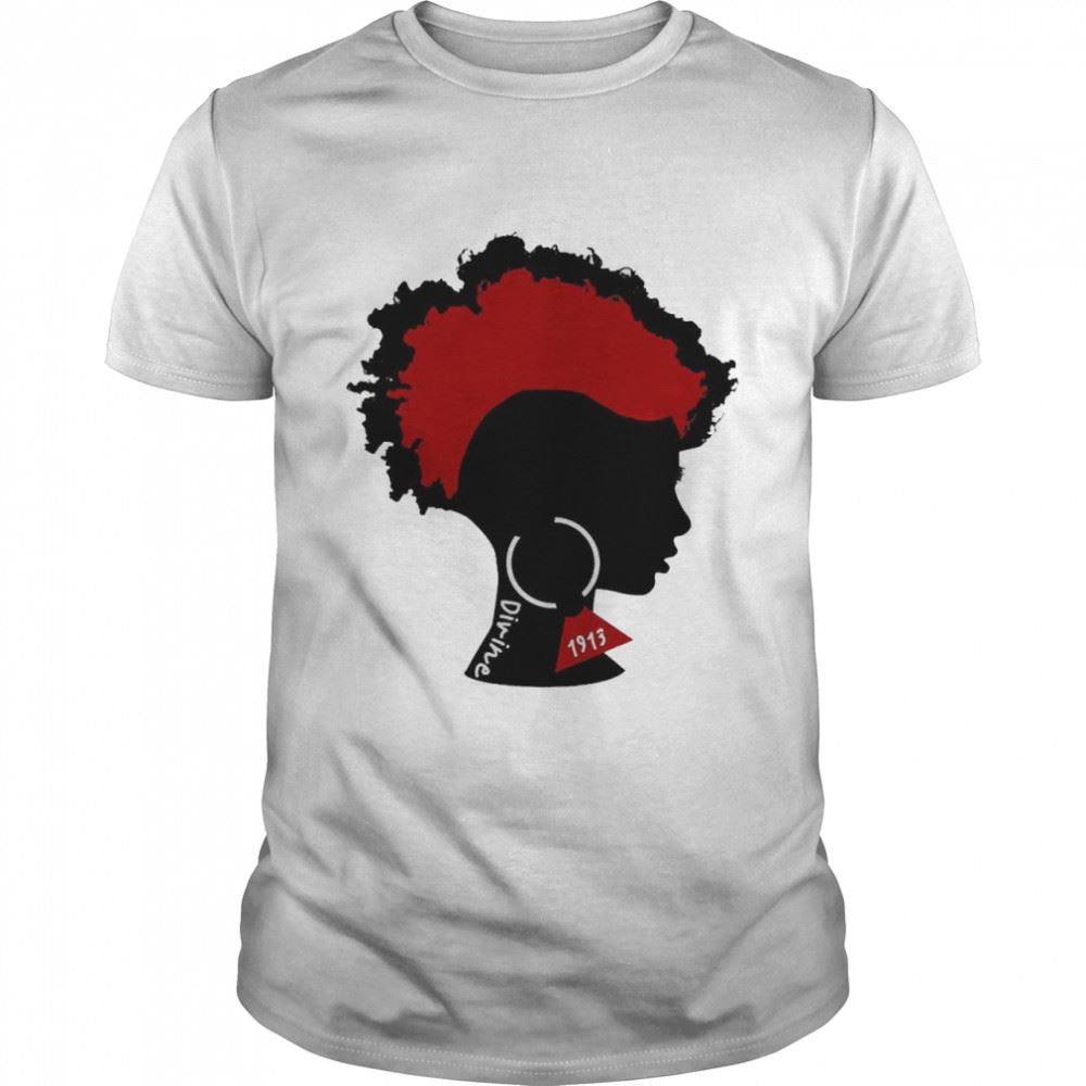 Great Dst Divine Afro Frohawk Diva Tattoo 1913 Delta Earring Shirt 