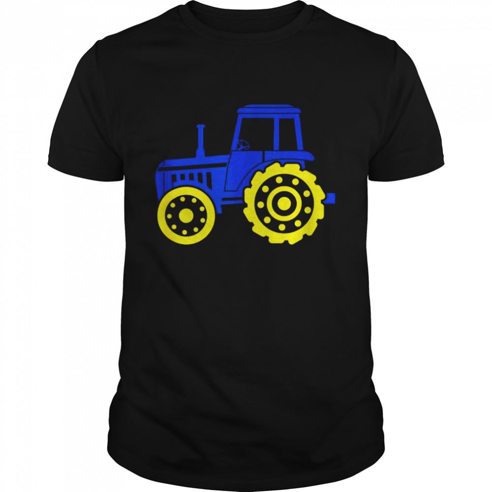 Limited Editon Funny Ukraine Tractor Ukrainian Flag Cool Ukraine Tractor Shirt 