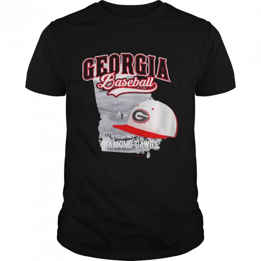 Amazing Georgia Bulldogs Red Diamond Dawgs T-shirt 