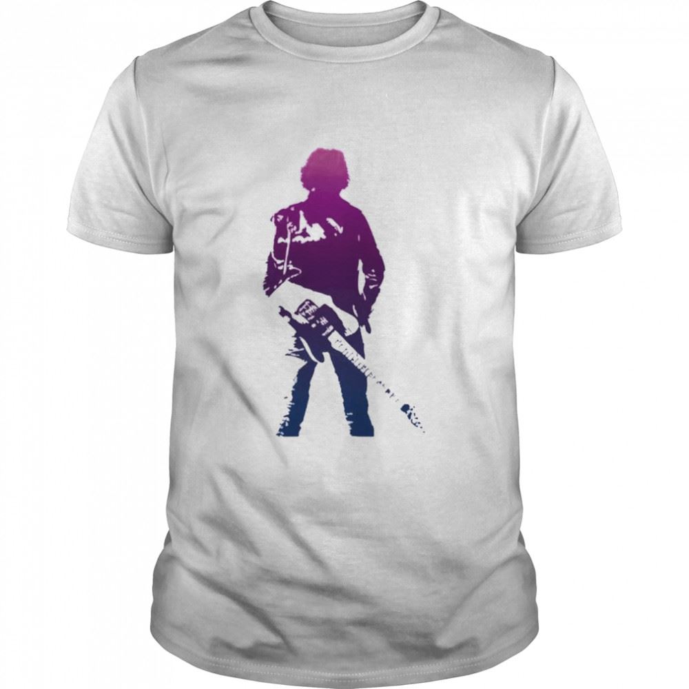 Awesome Gradient Style Guitar Springsteen T-shirt 