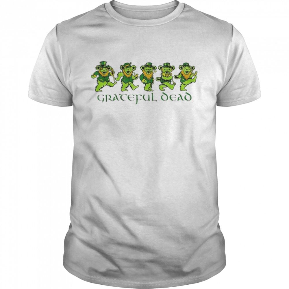 Limited Editon Grateful Dead Dancing Bear St Patricks Day Shirt 