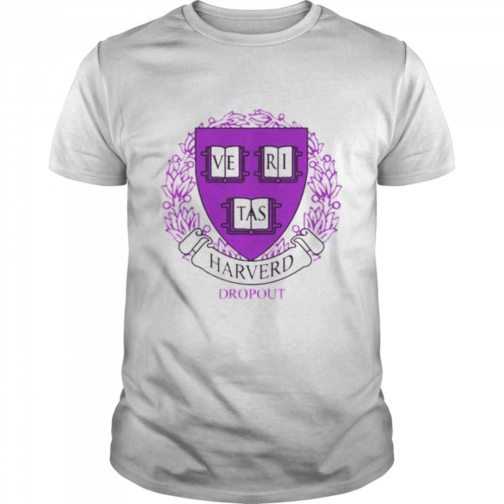 High Quality Harvard Dropout Logo Shirt 