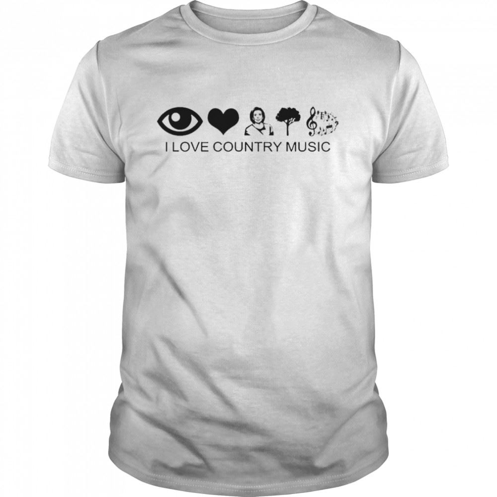 Limited Editon Hillary Clinton I Love Country Music T-shirt 