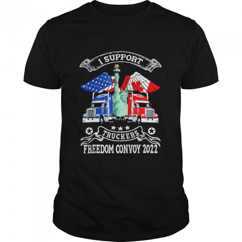 High Quality I Support Truckers Freedom Convoy 2024 Shirt 