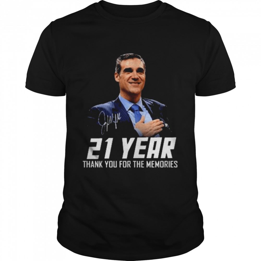 Interesting Jay Wright Retirement After 21 Year Career Signature Shirt 