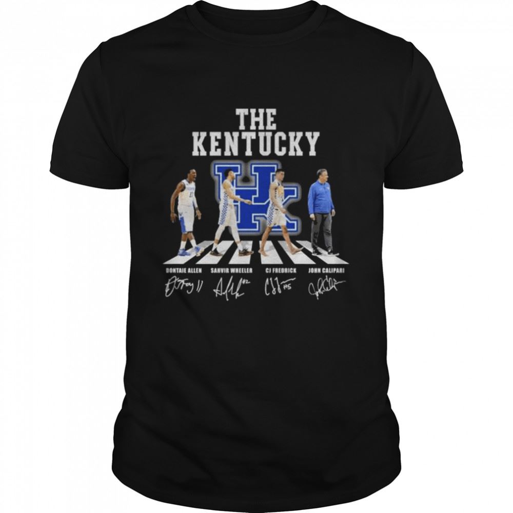 Happy Kentucky Wildcats Abbey Road Signatures Shirt 
