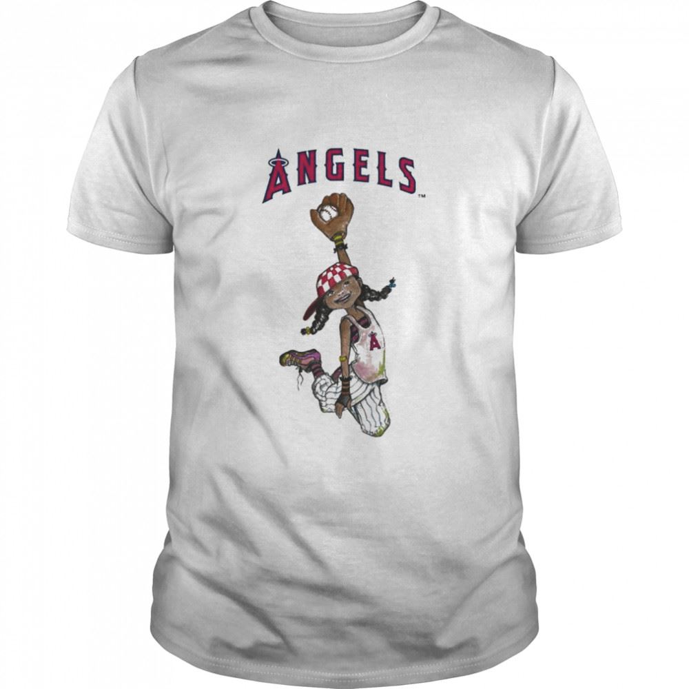 Promotions Los Angeles Angels Tiny Turnip Toddler Jada T-shirt 