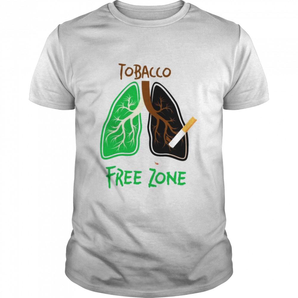 Amazing Lung Tobacco Free Zone Shirt 