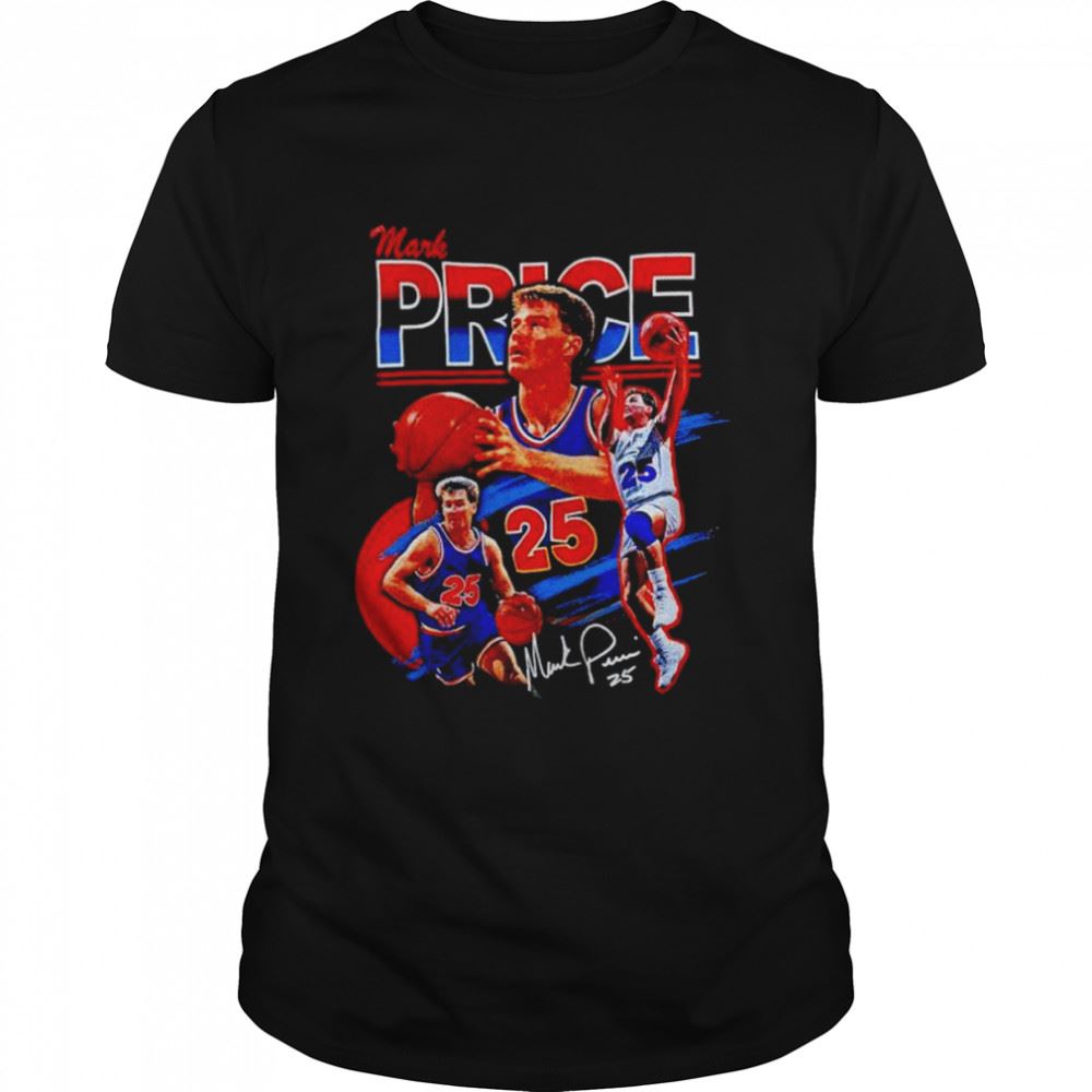 Interesting Mark Price Cleveland Cavaliers T-shirt 
