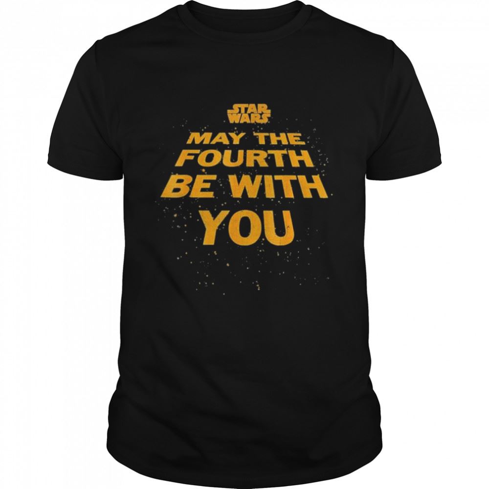 Attractive May The Fourth Be With You Tilted Logo Poster Shirt 