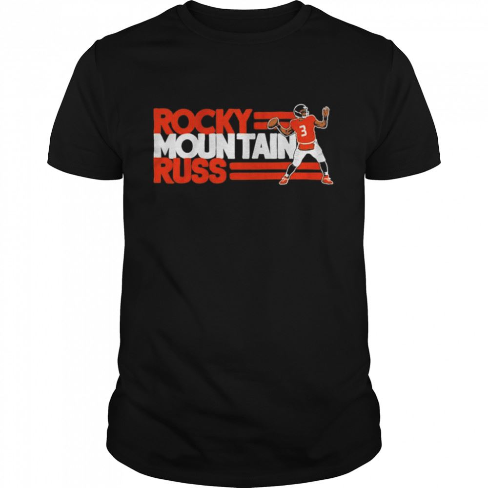 Great Mens Russell Wilson Rocky Mountain Russ T-shirt 
