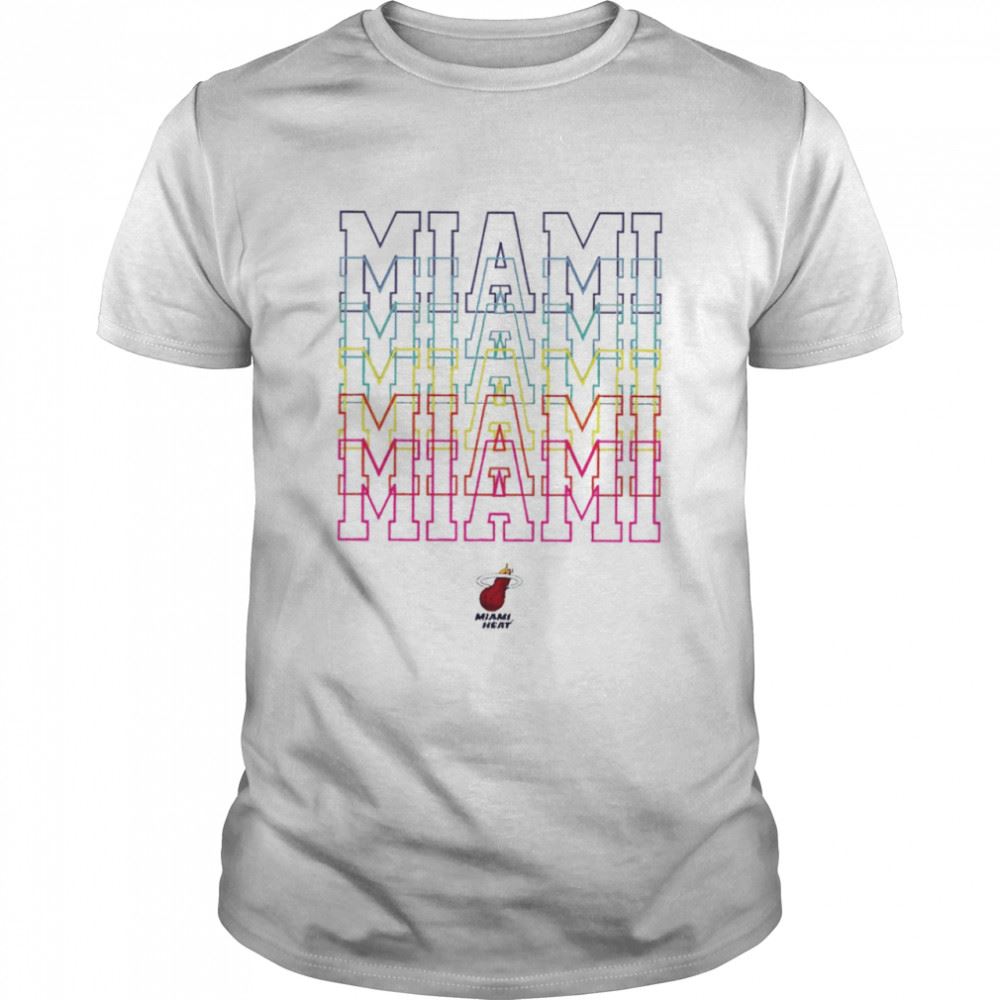 Interesting Miami Heat Pride 2022 Logo T-shirt 
