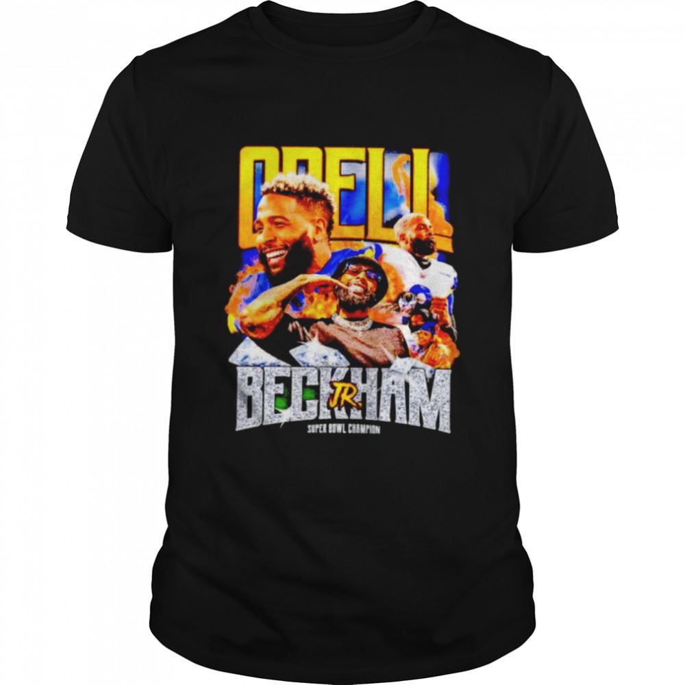 Amazing Odell Beckham Jr Super Bowl Champion Shirt 