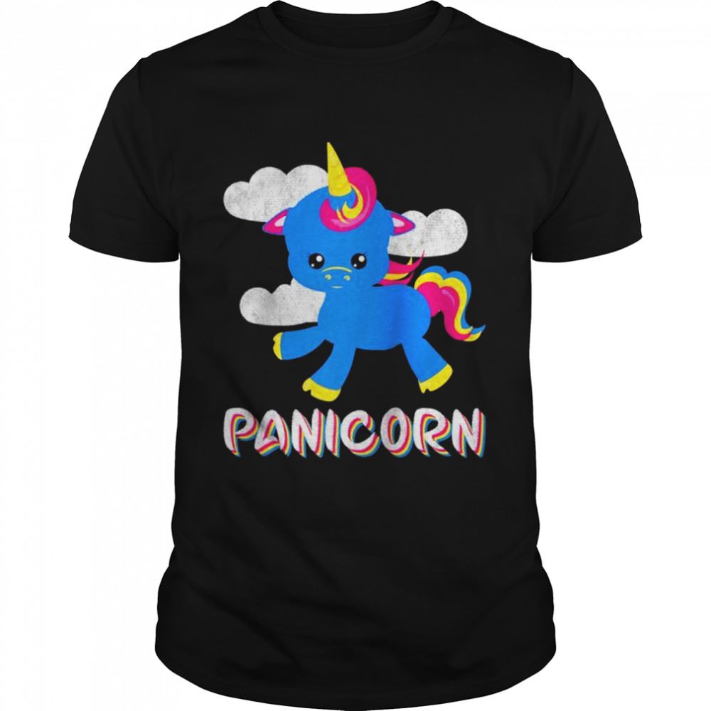 Interesting Pansexual Pride Flag Colors Panicorn Lgbtq Pan Shirt 