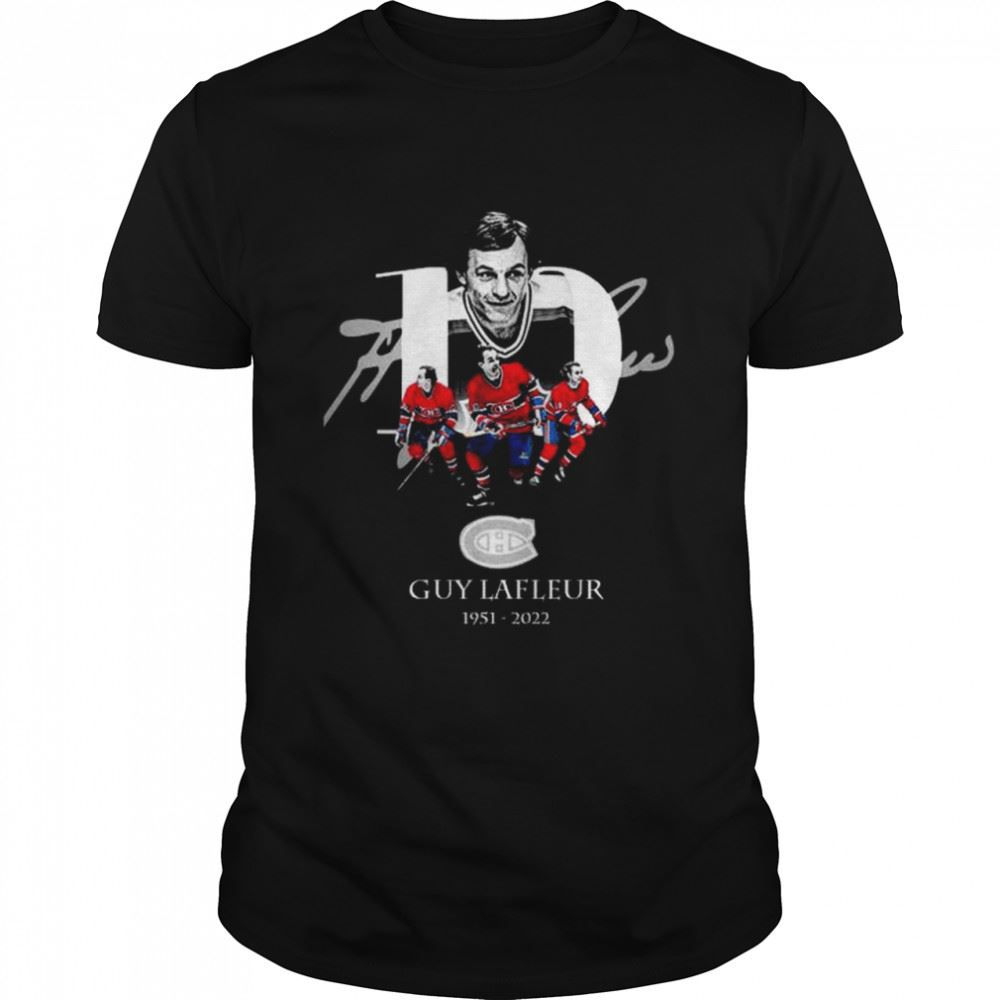 Amazing Rip Guy Lafleur 1951 2022 Thank You For The Memories Shirt 