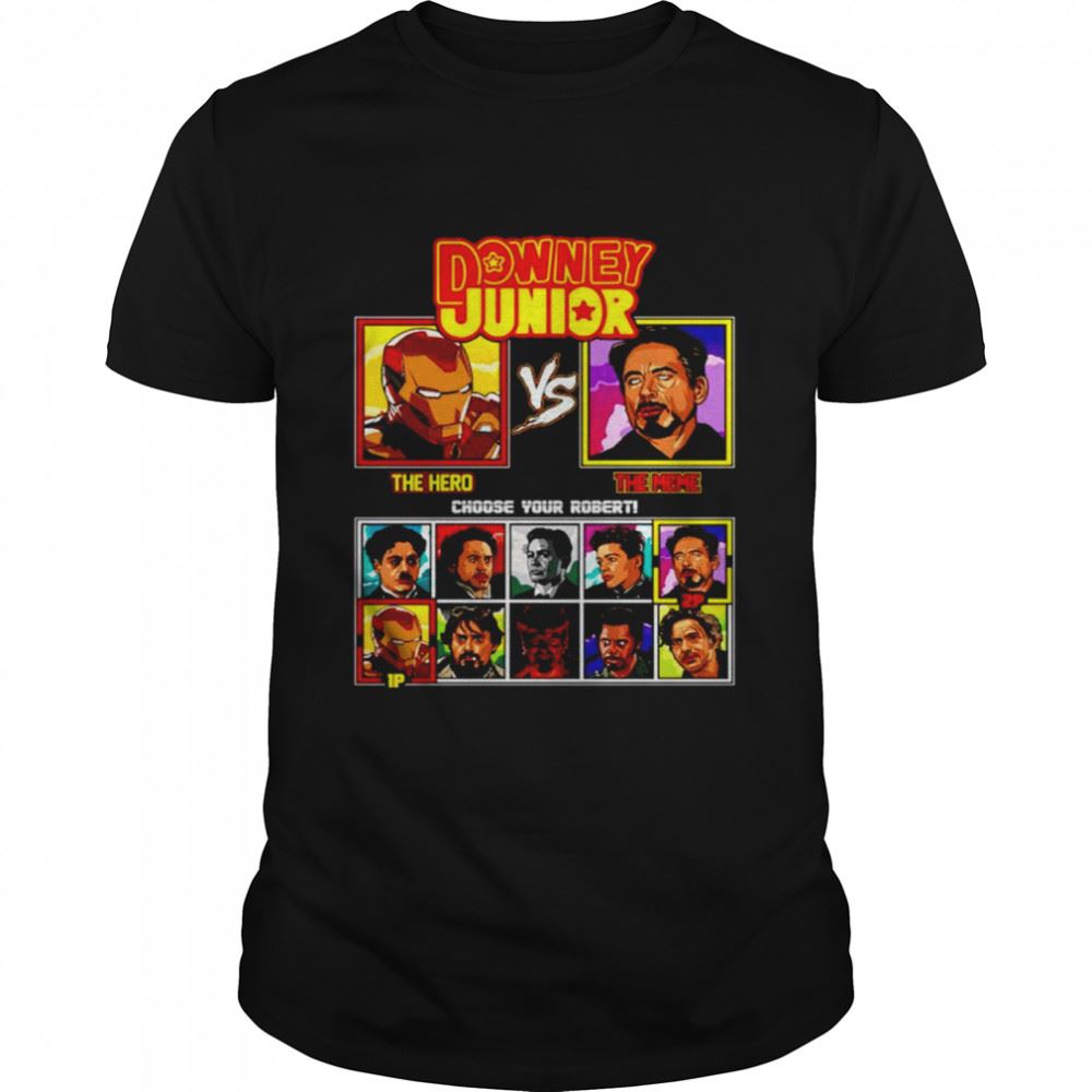 Special Robert Downey Jr Vs Iron Man Fighter Shirt 