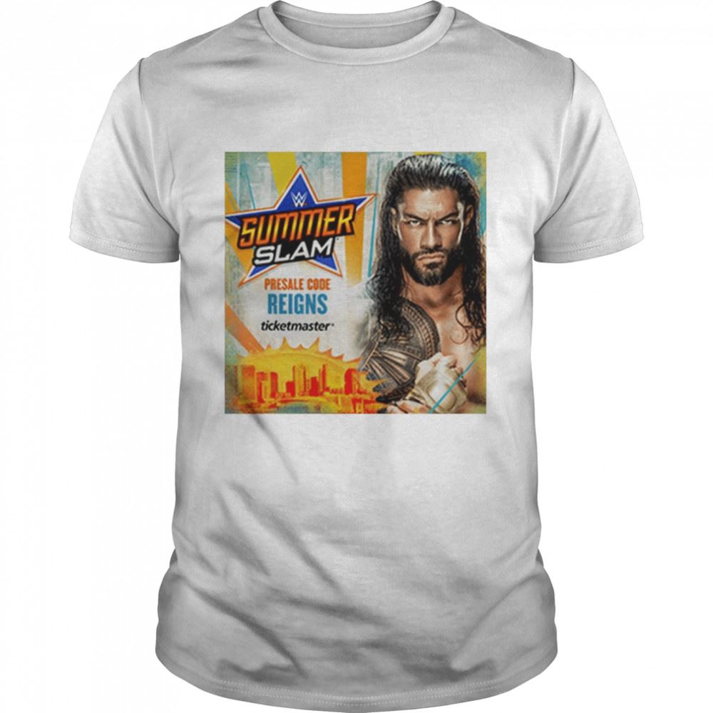 Amazing Roman Reigns Summerslam 2022 Wwe T-shirt 