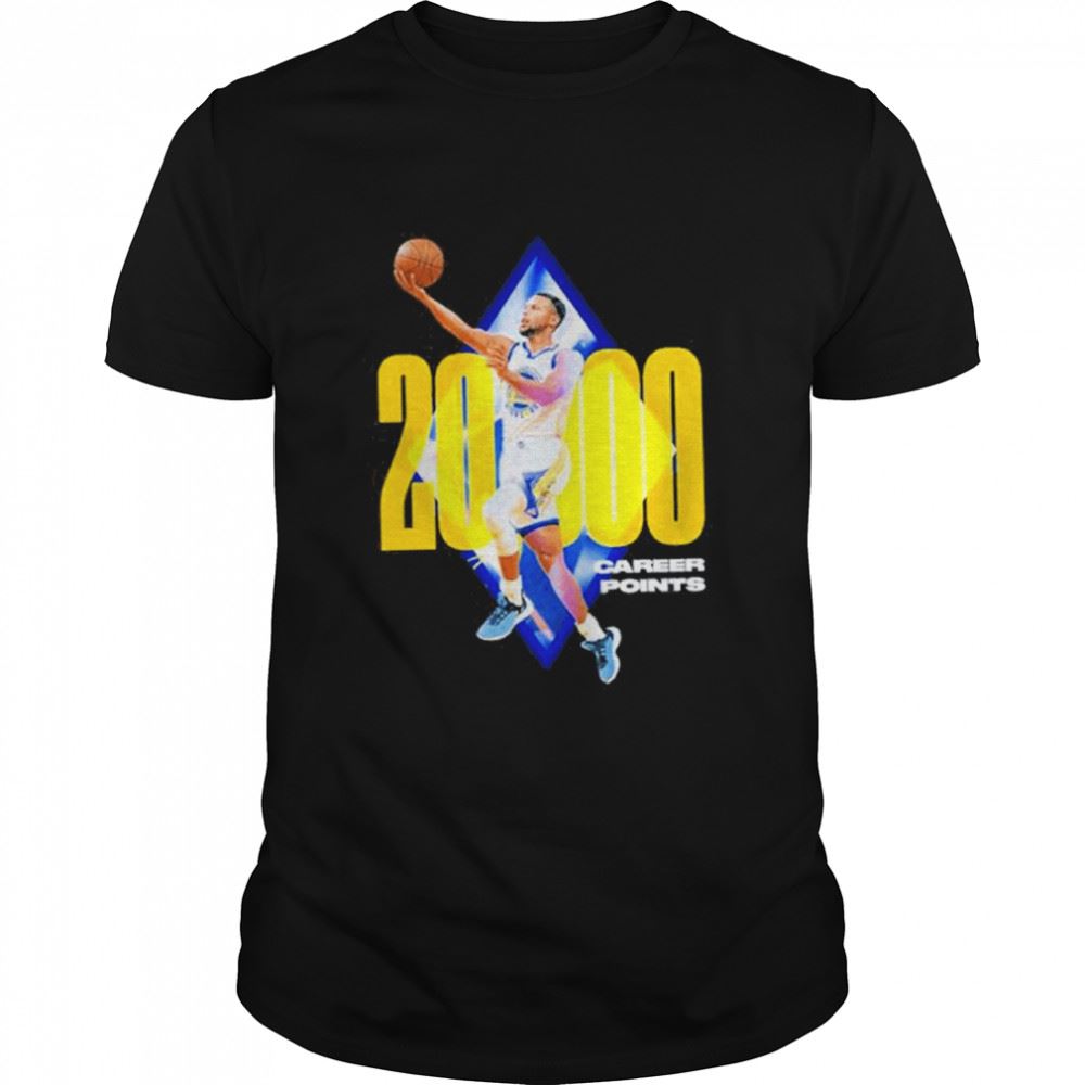 Awesome Stephen Curry 20000 Career Points Congratulation T Shirt 