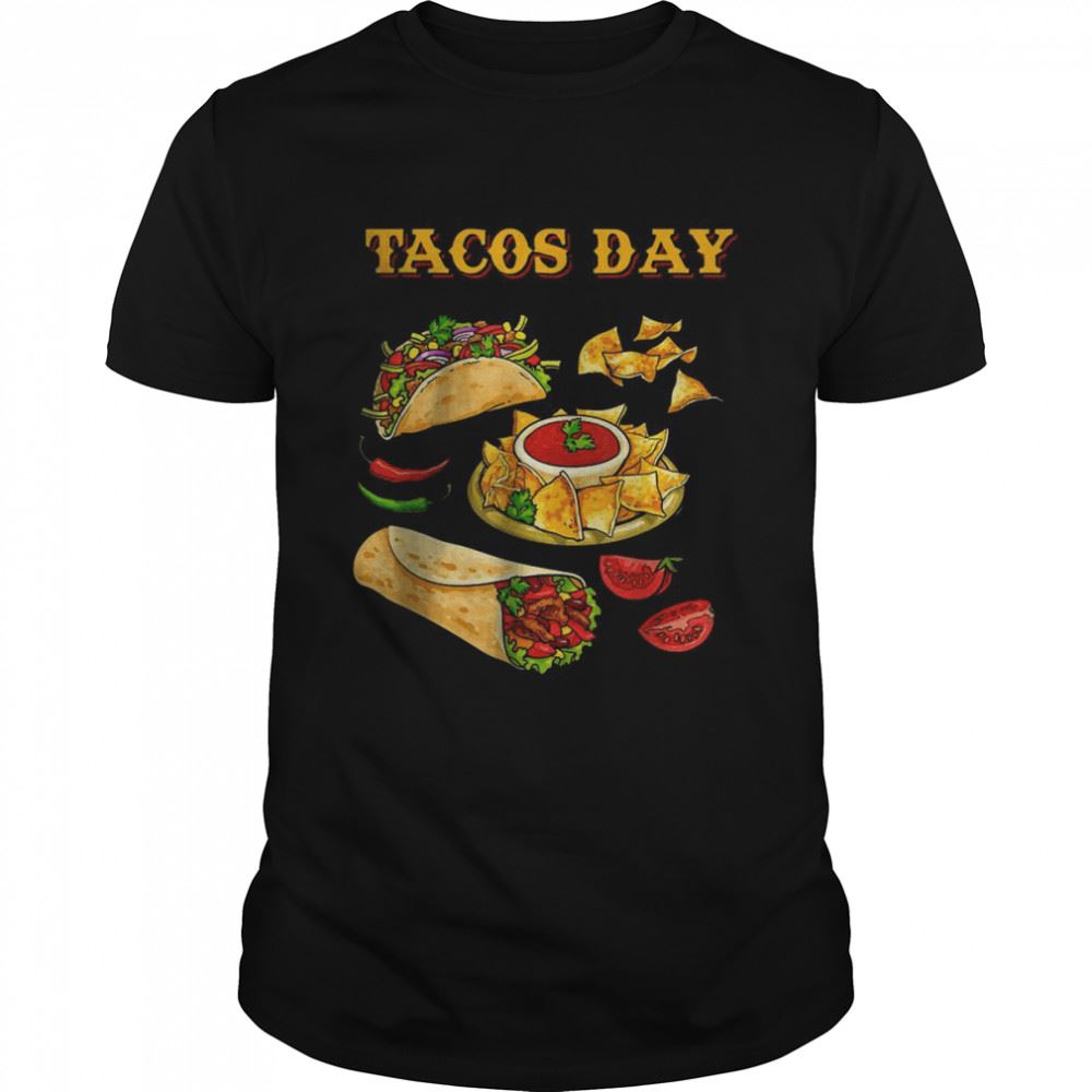 Awesome Tacos Day Food Festival Mexico Day Gift T-shirt 