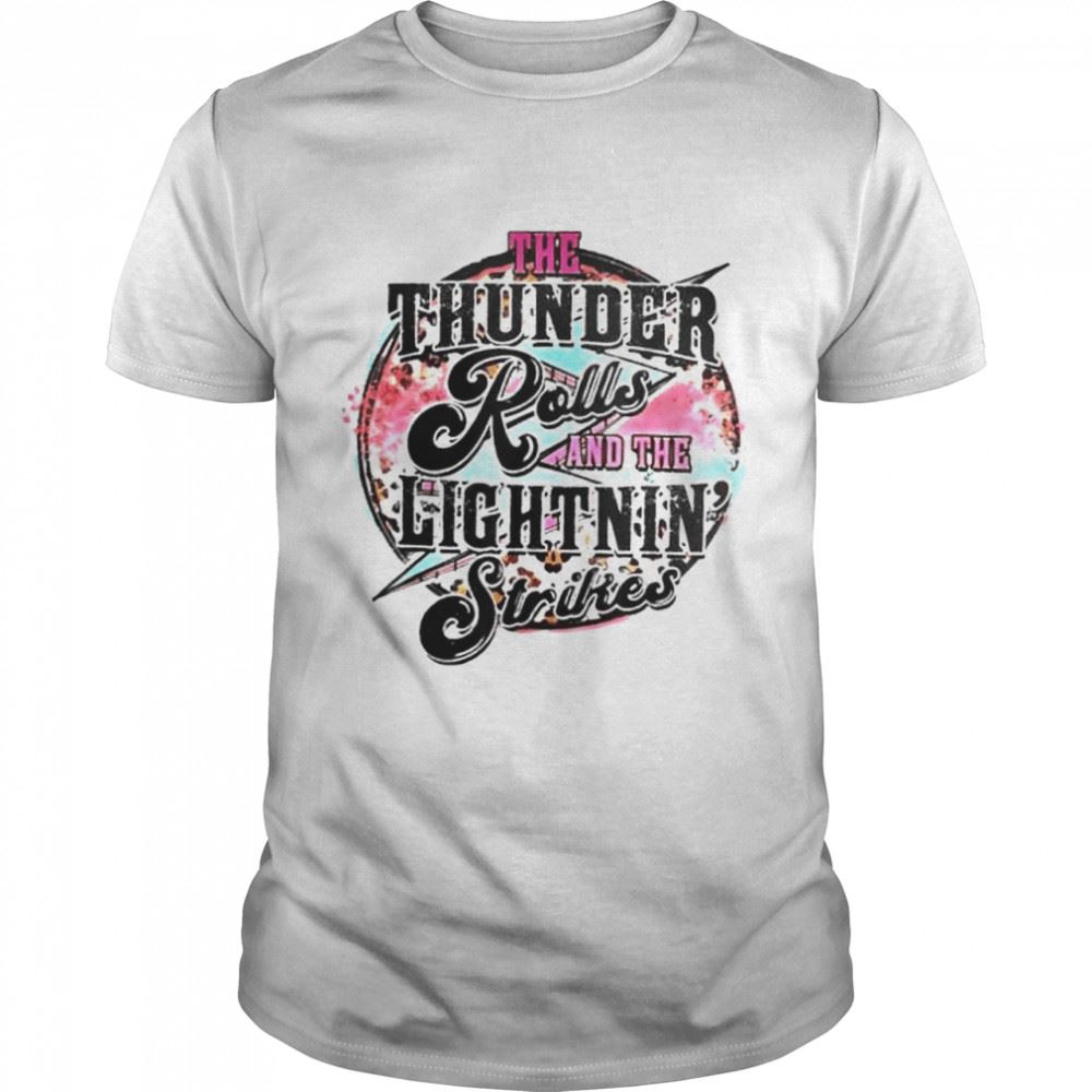 Promotions The Thunder And The Lightning Western Rolls And Strikes Shirt 