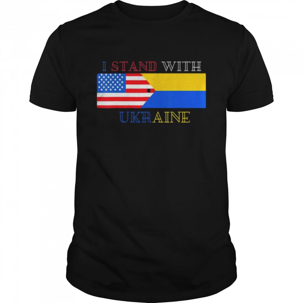 Promotions Ukrainian Lover I Stand With Ukraine American Flag Shirt 