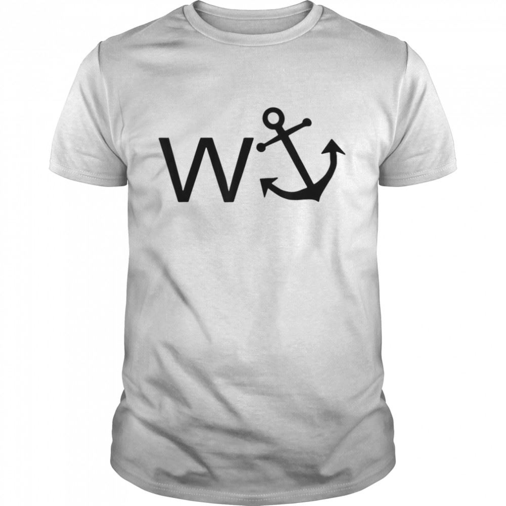 Gifts W Anchor Funny Wanker Jerk Shirt Slang Shirt 