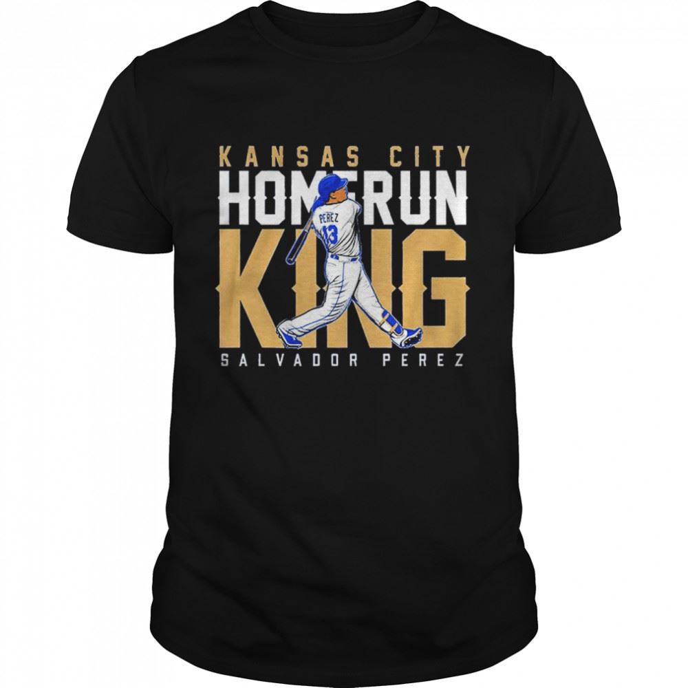 Interesting Kansas City Home Run King Salvador Perez Shirt 