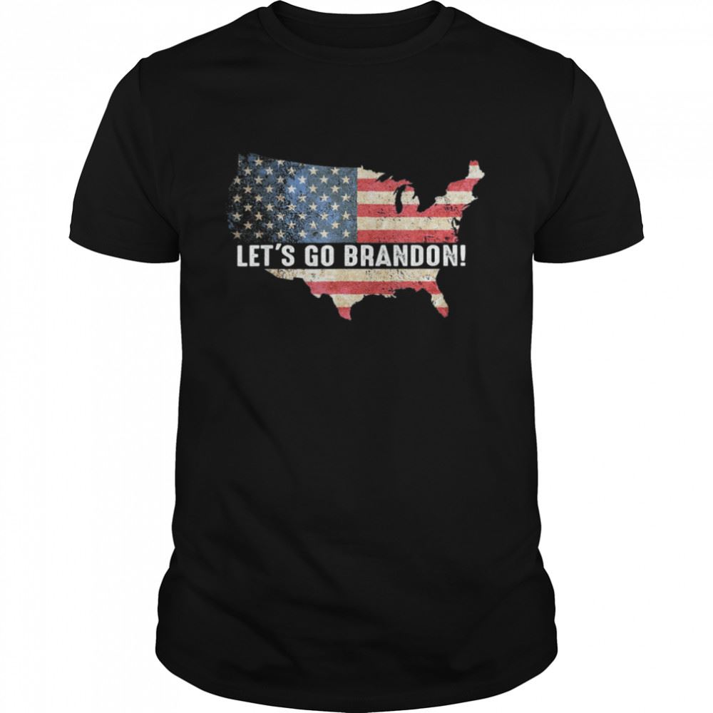 Gifts Lets Go Brandon Chant Usa Flag Impeach Joe Biden Shirt 