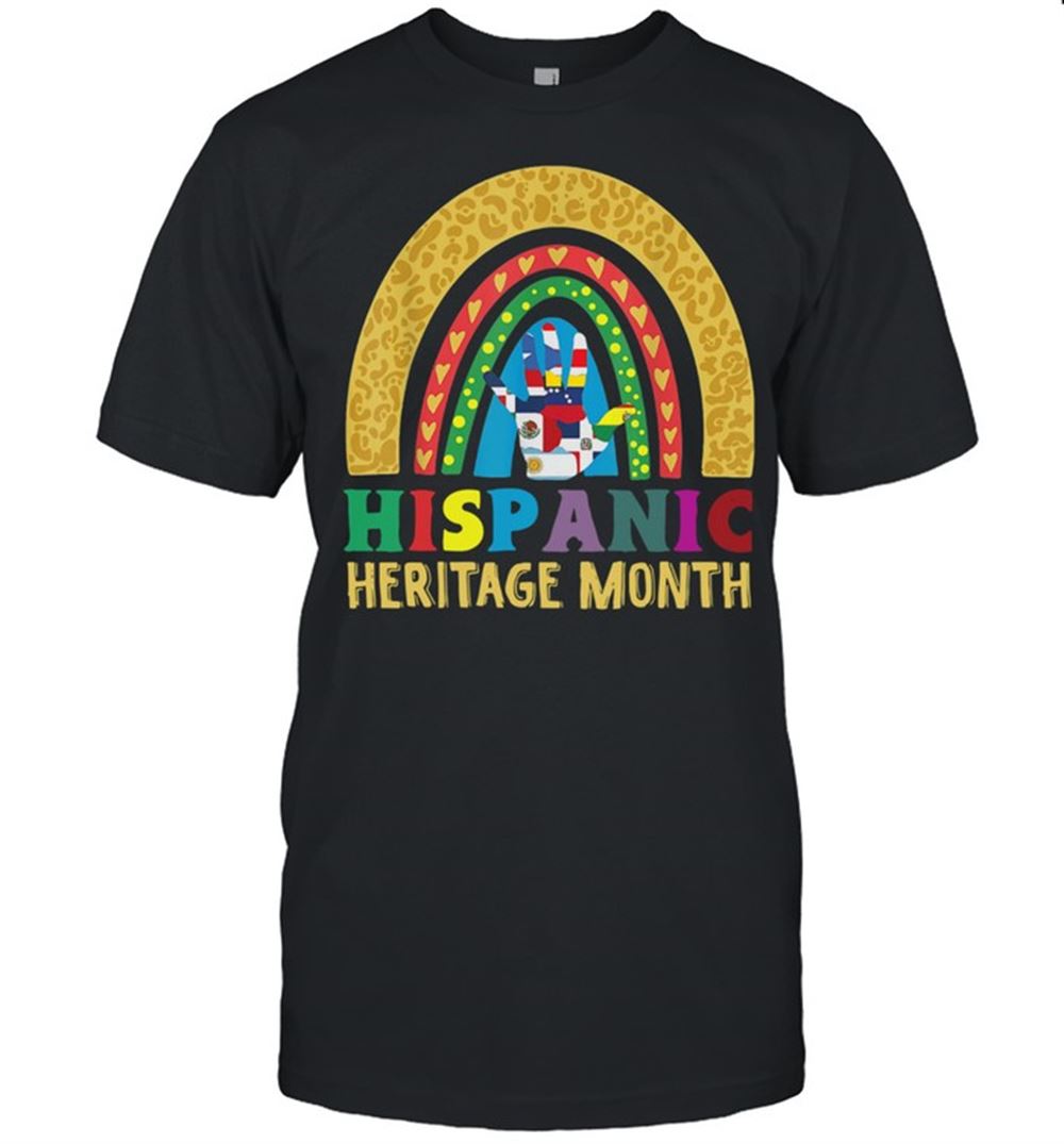 Gifts National Hispanic Heritage Month All Latin Flag Shirt 