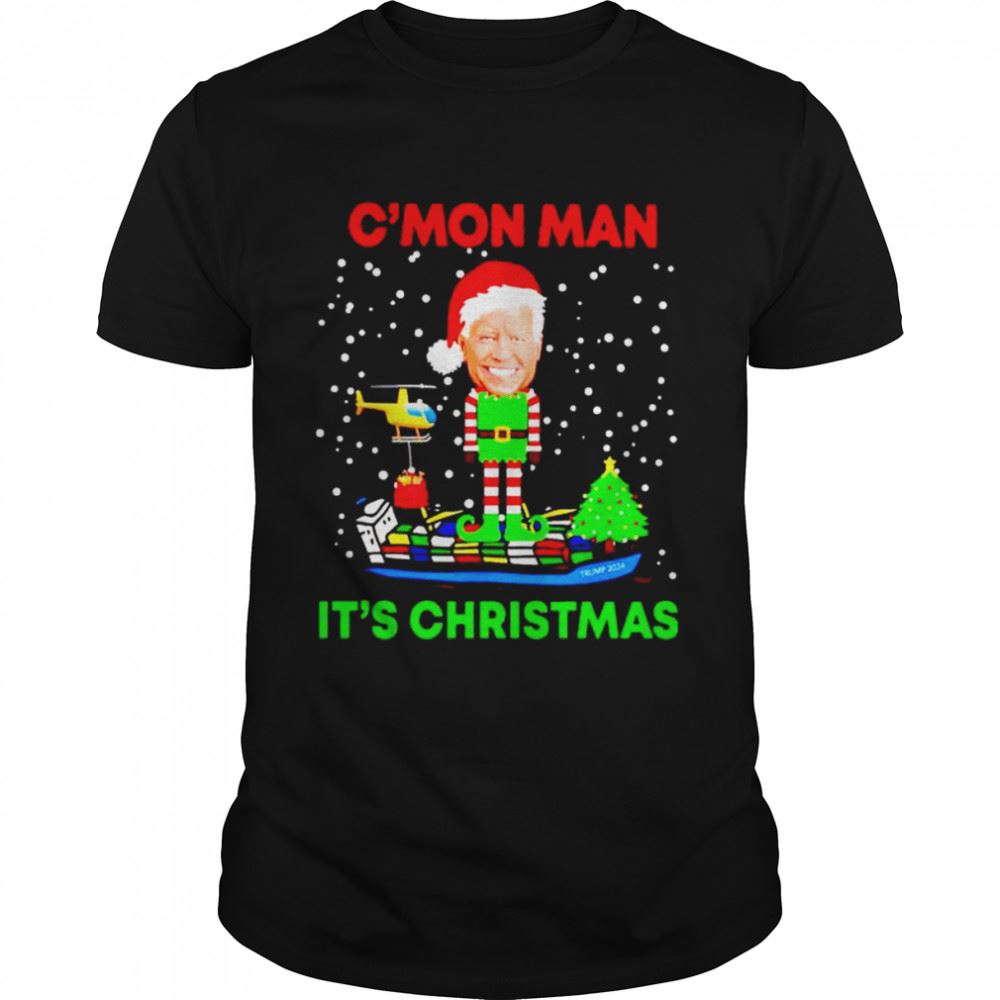 Great Original Biden Elf Cmon Man Its Christmas Sweater 