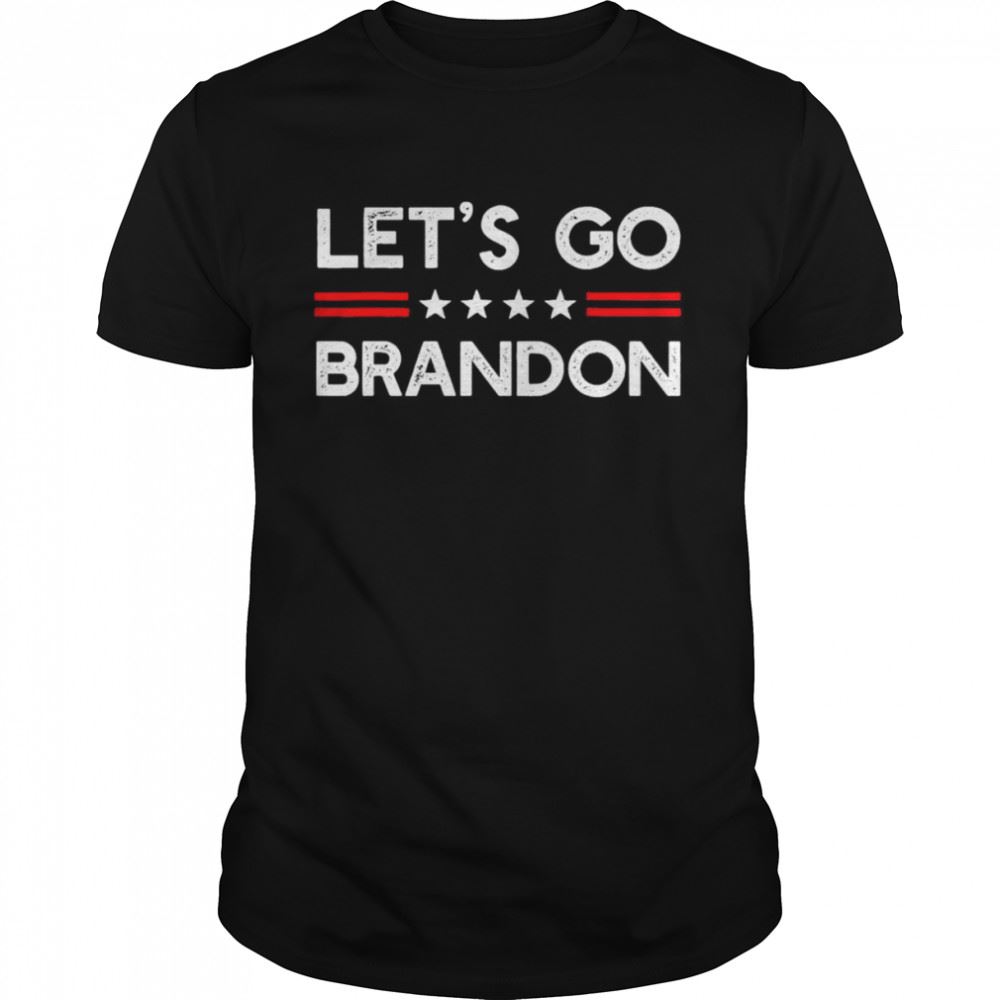 Happy Premium Lets Go Brandon Conservative Us Flag Gift T-shirt 