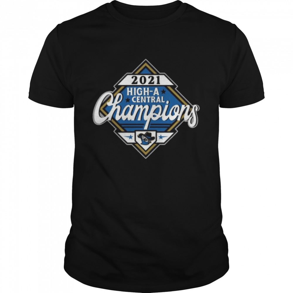 Great Quad Cities River Bandits High A Central 2021 Championship T-shirt 