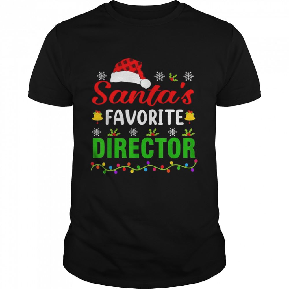 Special Santas Favorite Director Christmas Director Xmas Shirt 