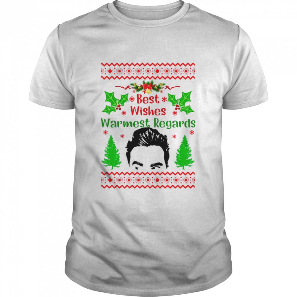 Gifts Schitts Creek Best Wishes Warmest Regards Ugly Christmas Shirt 
