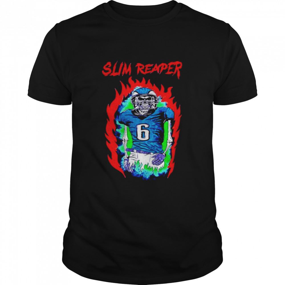 Limited Editon Slim Reaper Devonta Smith Philadelphia Eagles Shirt 