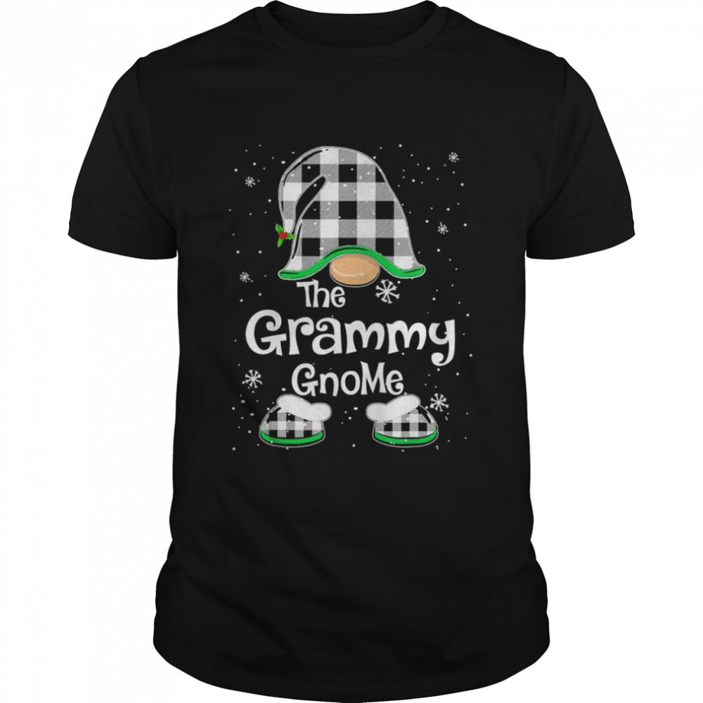 High Quality The Grammy Gnome Buffalo Christmas Pajama Shirt 