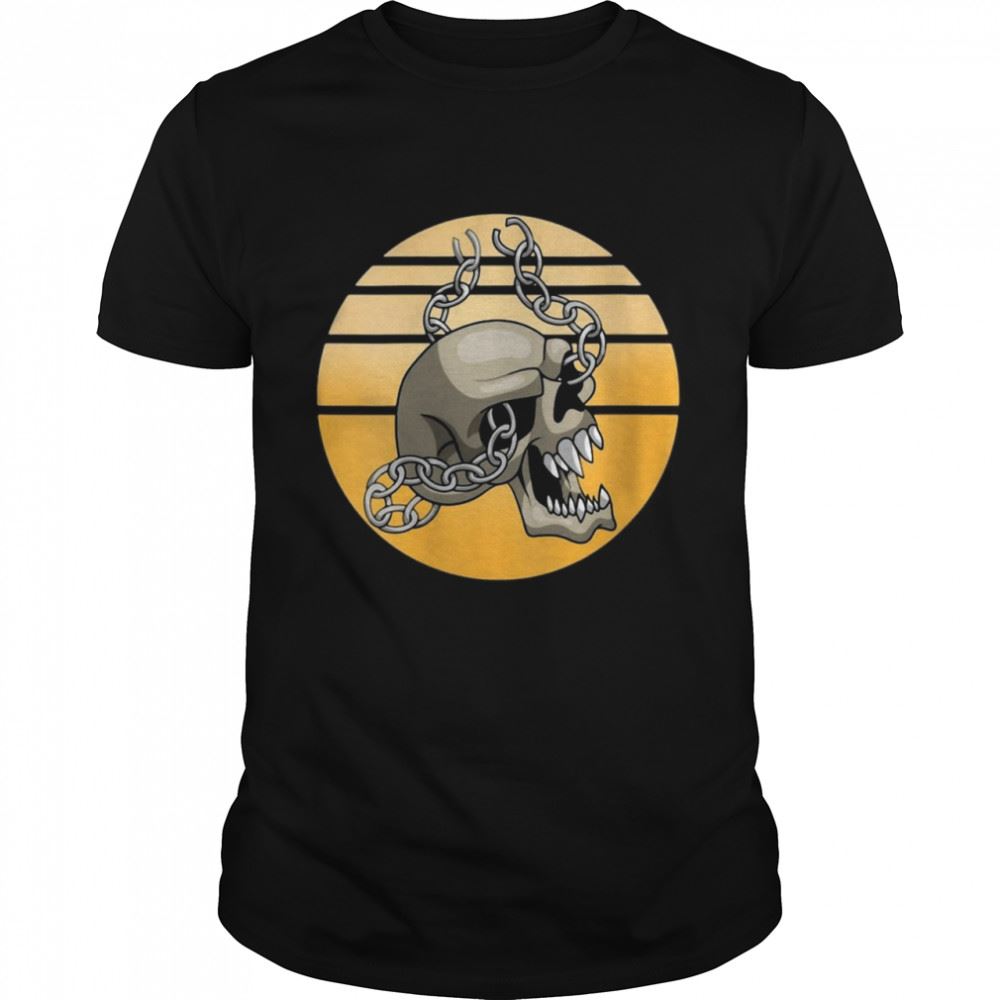Special Trick Or Treat Creepy Chain Skull Halloween Night Skeleton Vintage Shirt 