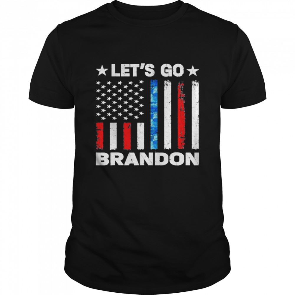 Amazing Vintage Lets Go Brandon Fjb Us Flag T-shirt 