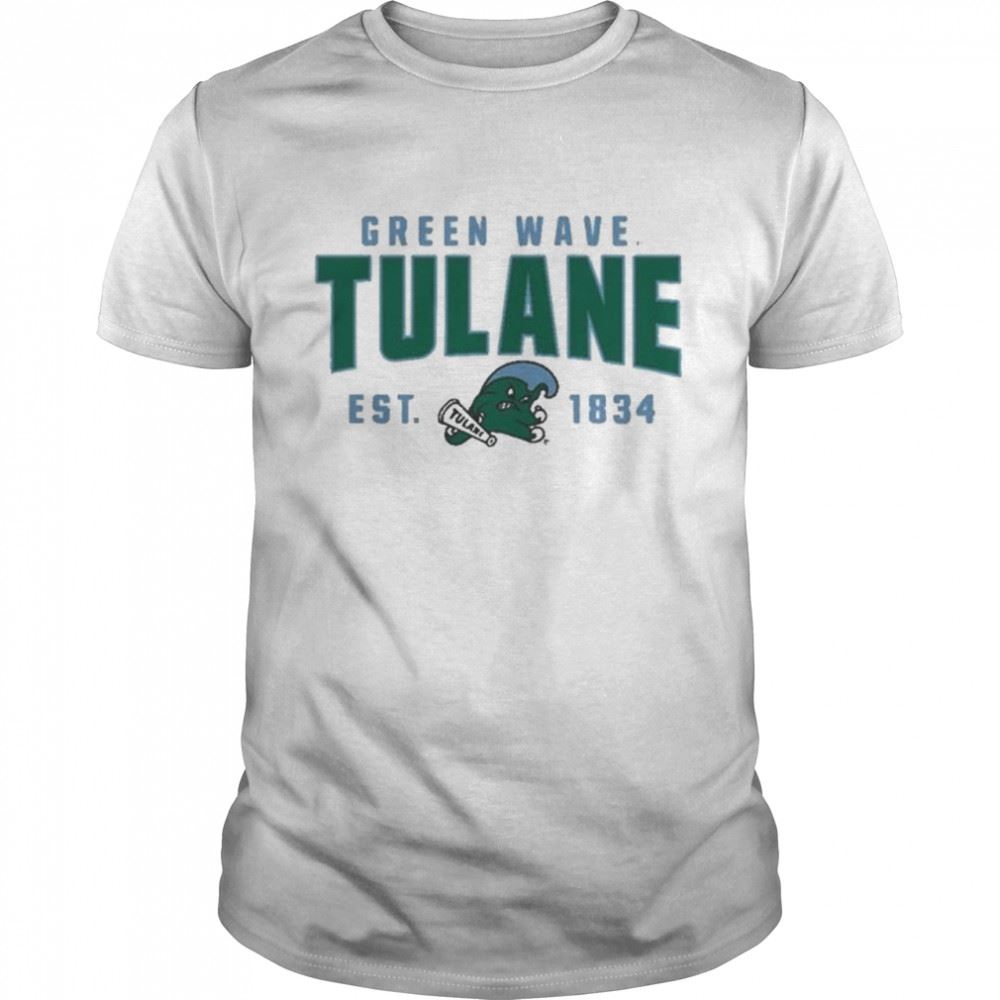 Great League Collegiate Wear Heathered Oatmeal Tulane Shirt 