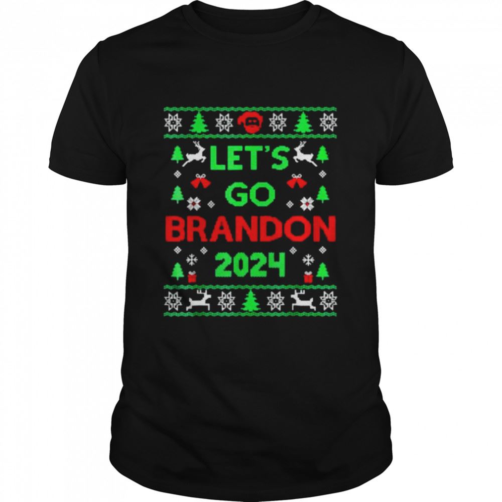 Great Lets Go Brandon 2024 Christmas Shirt 