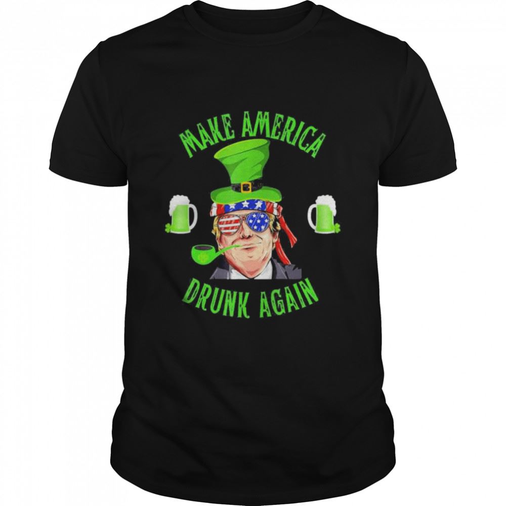 Promotions Make America Drunk Again Trump St Patricks Paddys Day T-shirt 